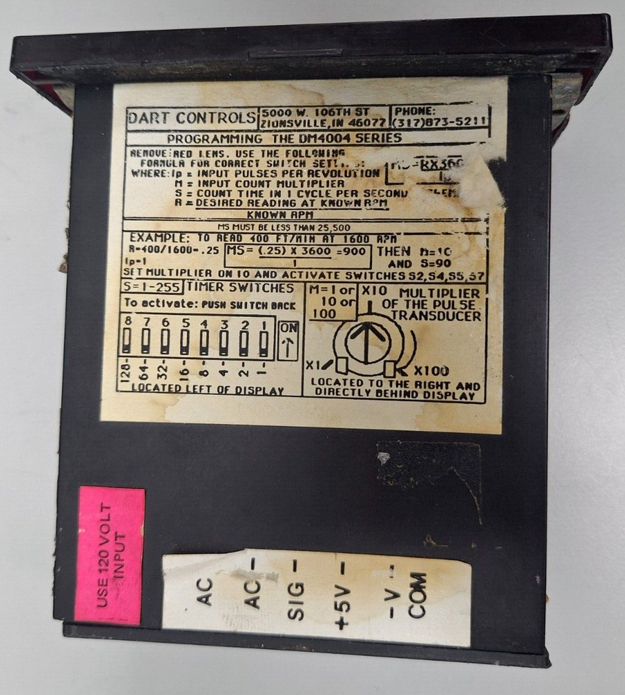 DART CONTROLS DM4004 / DM4004 (USED)