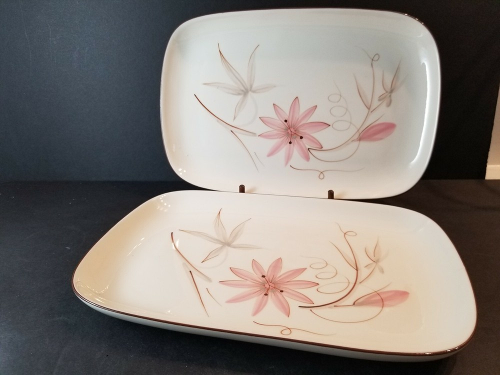 Passion Flower by Winfield 12 1/8" X 8 1/8" Rectangular Serving Platter, 1 Pc.
