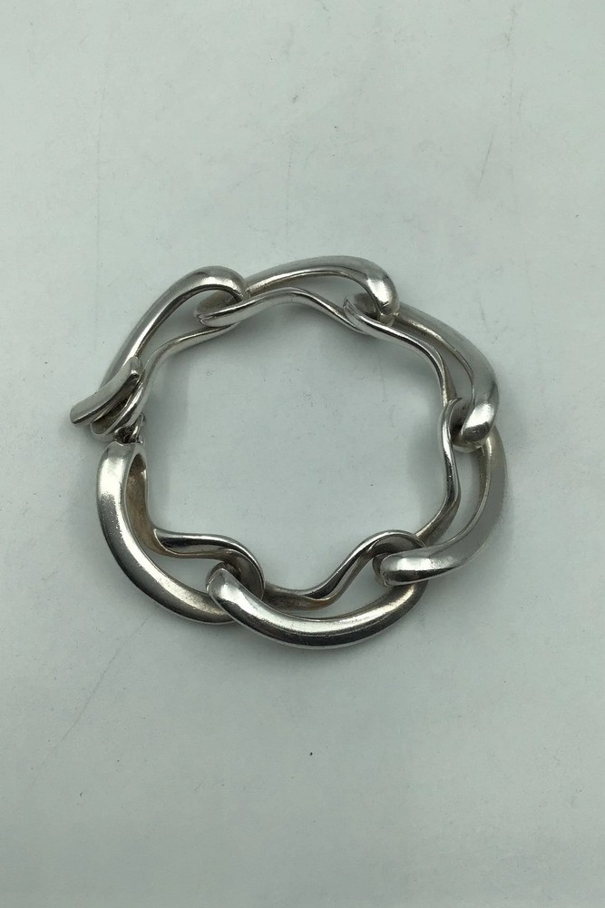 Georg Jensen Sterling Silver Bangle No 452 Infinity