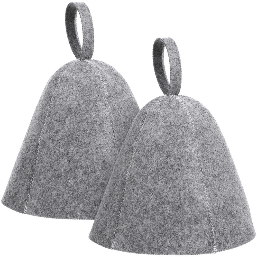 2pcs Reusable Sauna Hat Daily Use Sauna Cap Decorative Comfortable Shower Hat