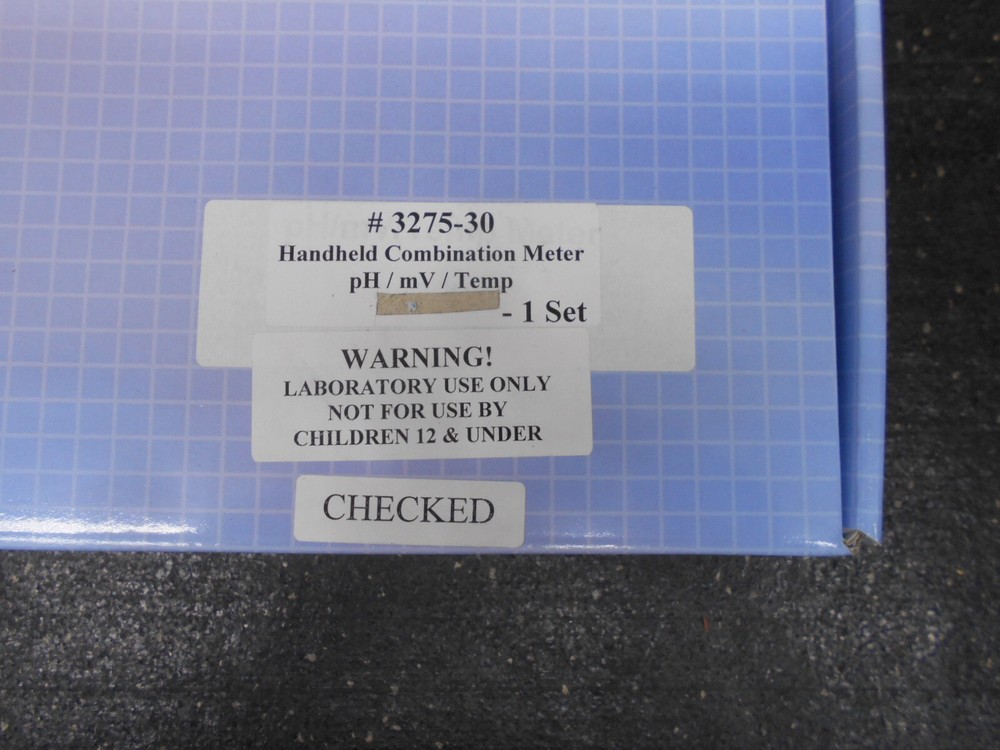 SMI 3275-30 Handheld Combination Meter pH mV Temp Single Set