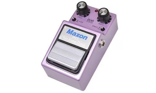 Maxon PAC9 Pure Analog Chorus Guitar Effects Pedal Speed Width Bright Switch