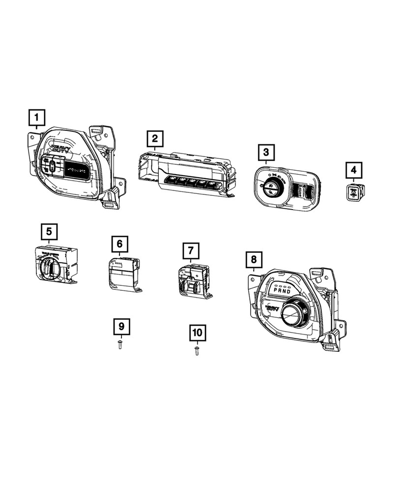 Genuine Mopar Transfer Case Switch 68530433AB