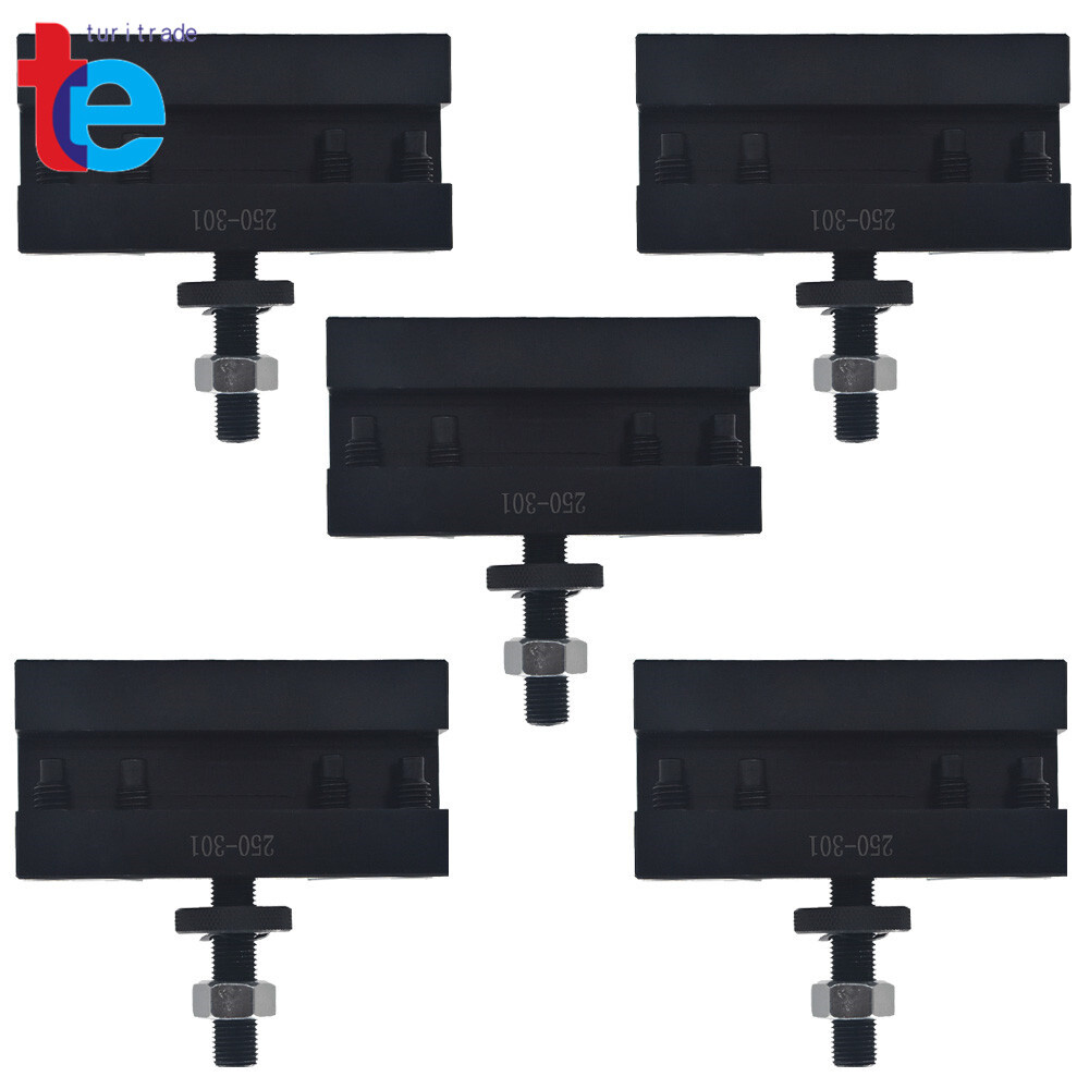 5Pcs CXA #1 250-301 Quick Change Tool Post Turning & Facing Holder For Lathe