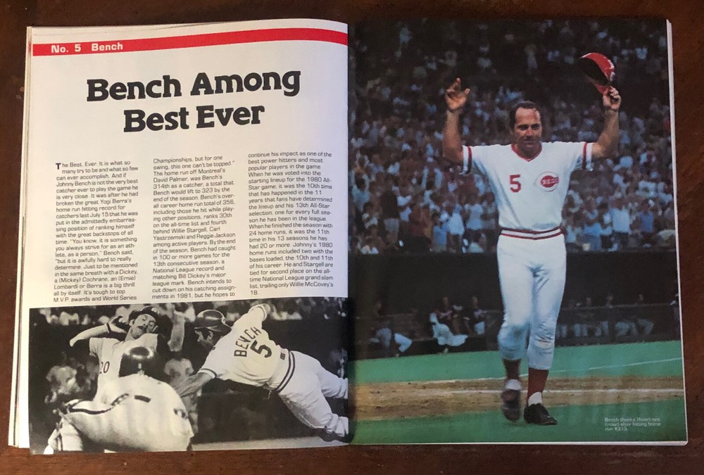 1981 Cincinnati Reds Official Yearbook