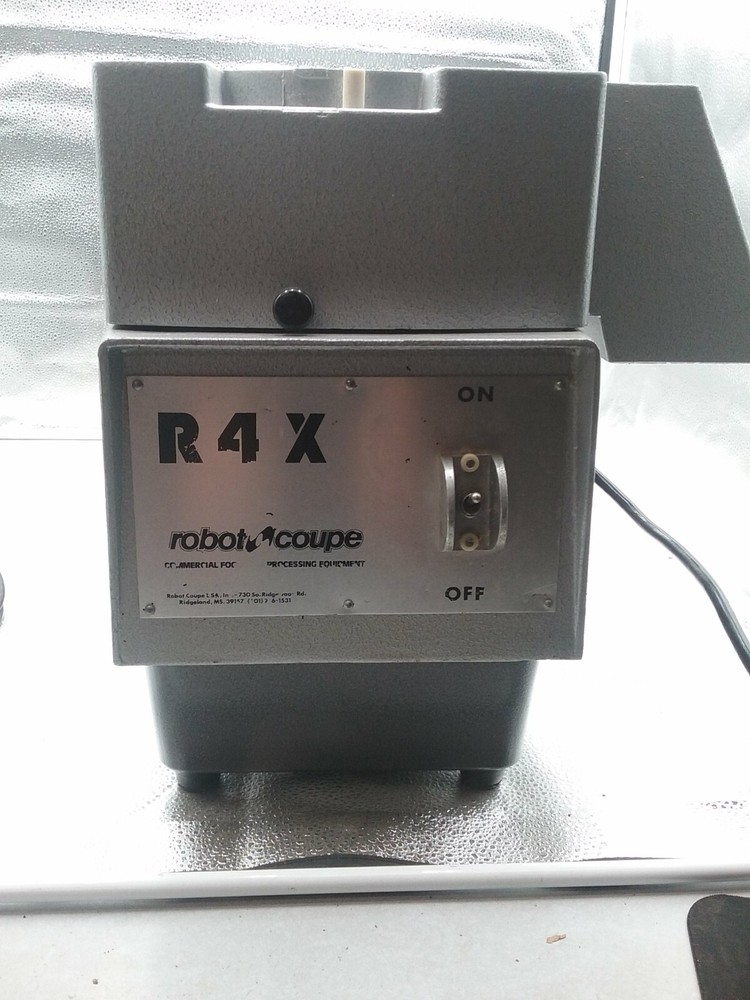 Robot Coupe R4X Continuous Feed Food Processor Tested Works Great