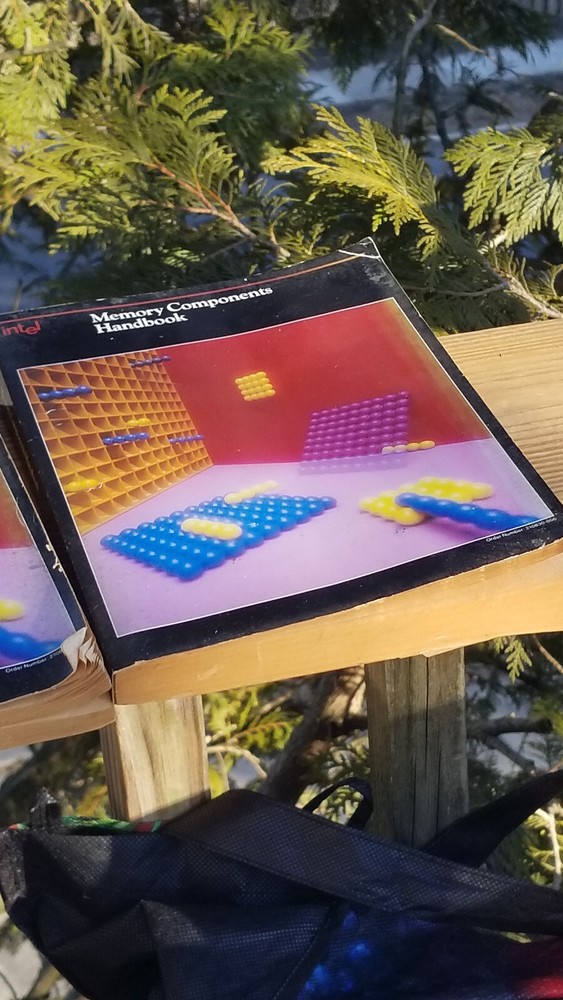 1 OR 2 VINTAGE ELECTRONICS BOOKS 1987 INTEL MEMORY COMPONENTS HANDBOOK