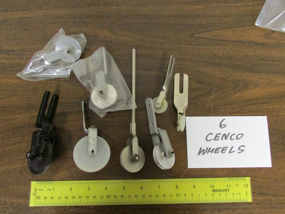 6 Assorted CENCO Educational Laboratory Demonstration Science Wheels