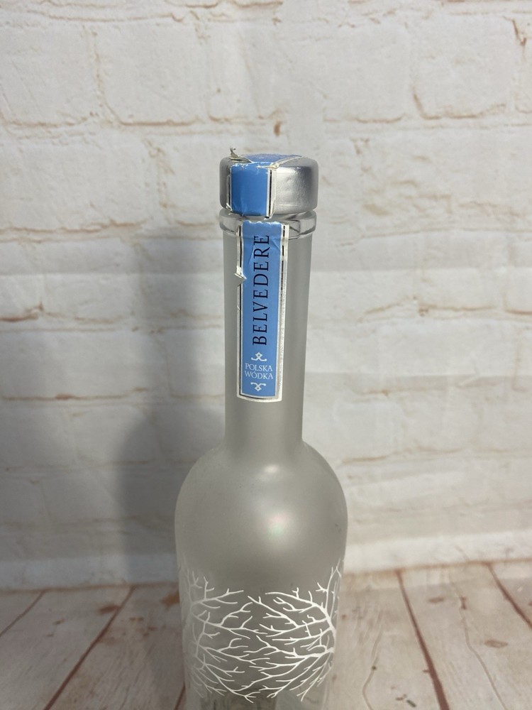 EMPTY Belvedere Vodka Glass Bottle 70cl