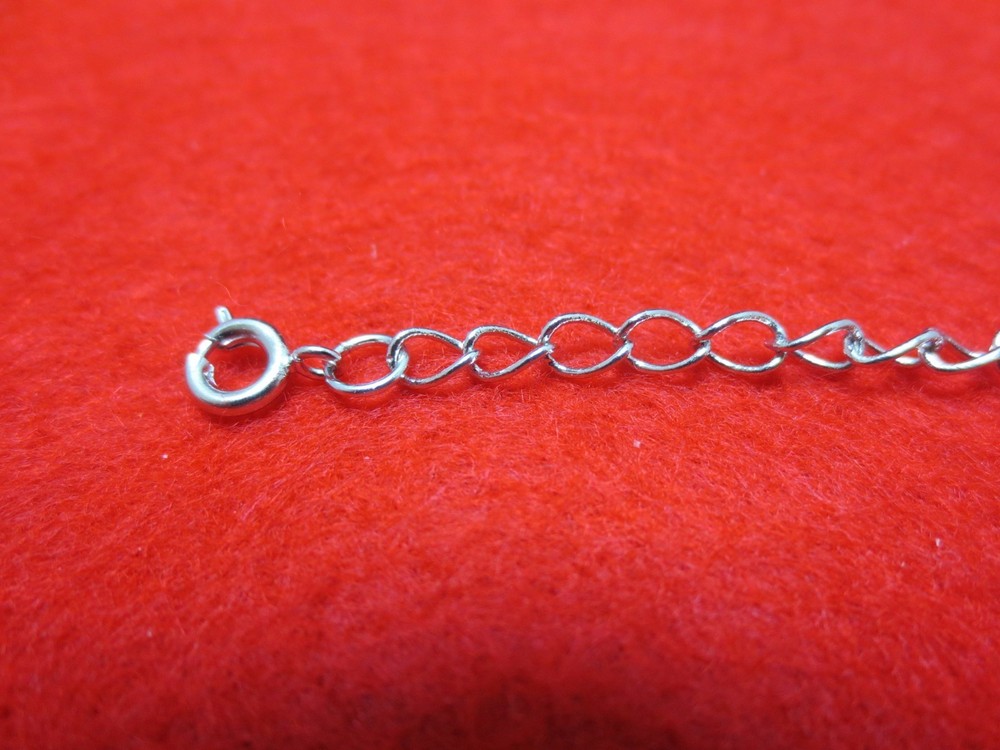 1"-12" STERLING SILVER PLATED 4MM NECKLACE EXTENDER WITH SPRING RING CLASP