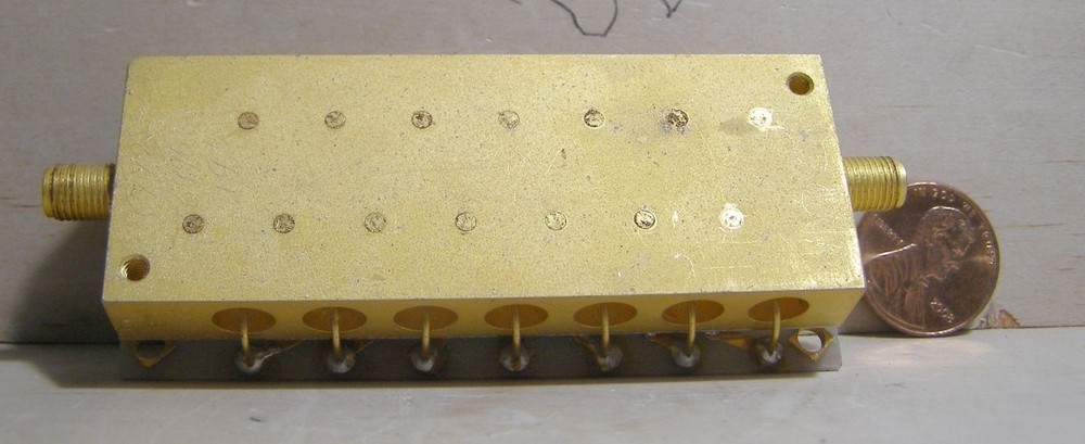 HP RF AMPLIFIER 5086-7217 ... GOLD