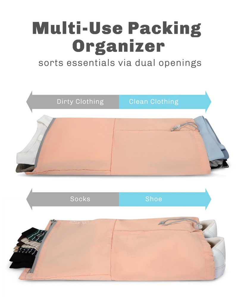 6 Set/ 4 Set/ 2 Set Compression Packing Cubes Travel Essentials Lightweight N...
