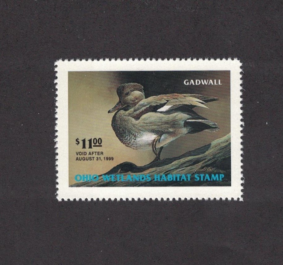 OH17 - Ohio State Duck Stamp.  Single. MNH. OG.