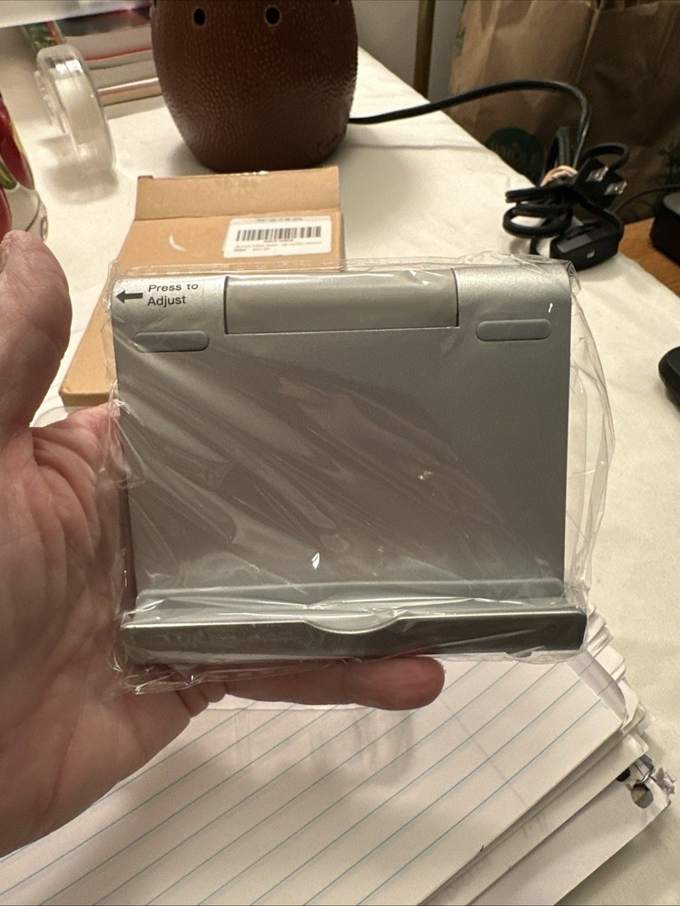 JETech Tablet Stand, Adjustable Portable Desktop Holder, Silver