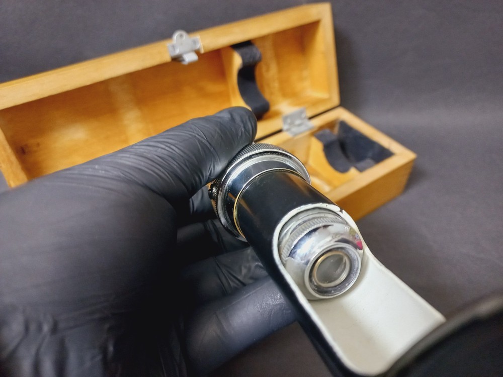 Soviet Vintage Microscope MPB-2. 24x Magnification, Antique Microscope USSR