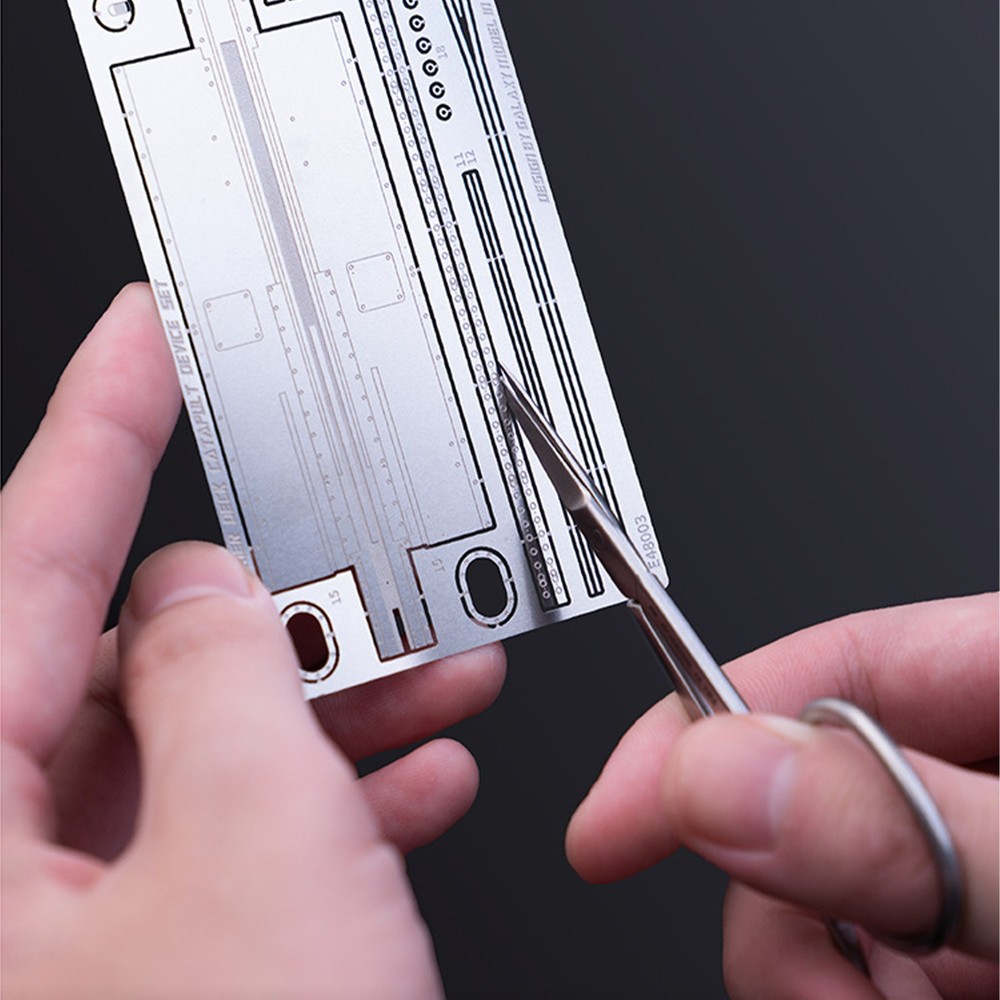 T10B02 Sharp Edge Stainless Steel Thick Modeling Scissors For Model Etching