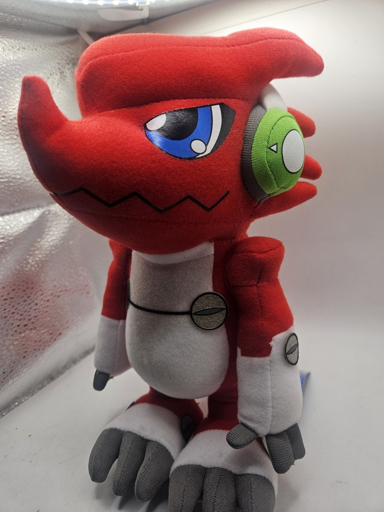 Digimon Fusion Shoutmon Plush Red Animation