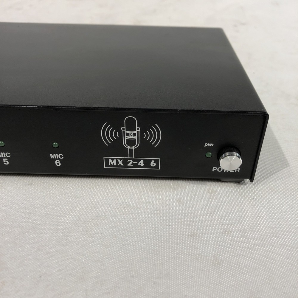 BIS MX 2-4 6 Input Audio Mixer No AC Adapter, Untested