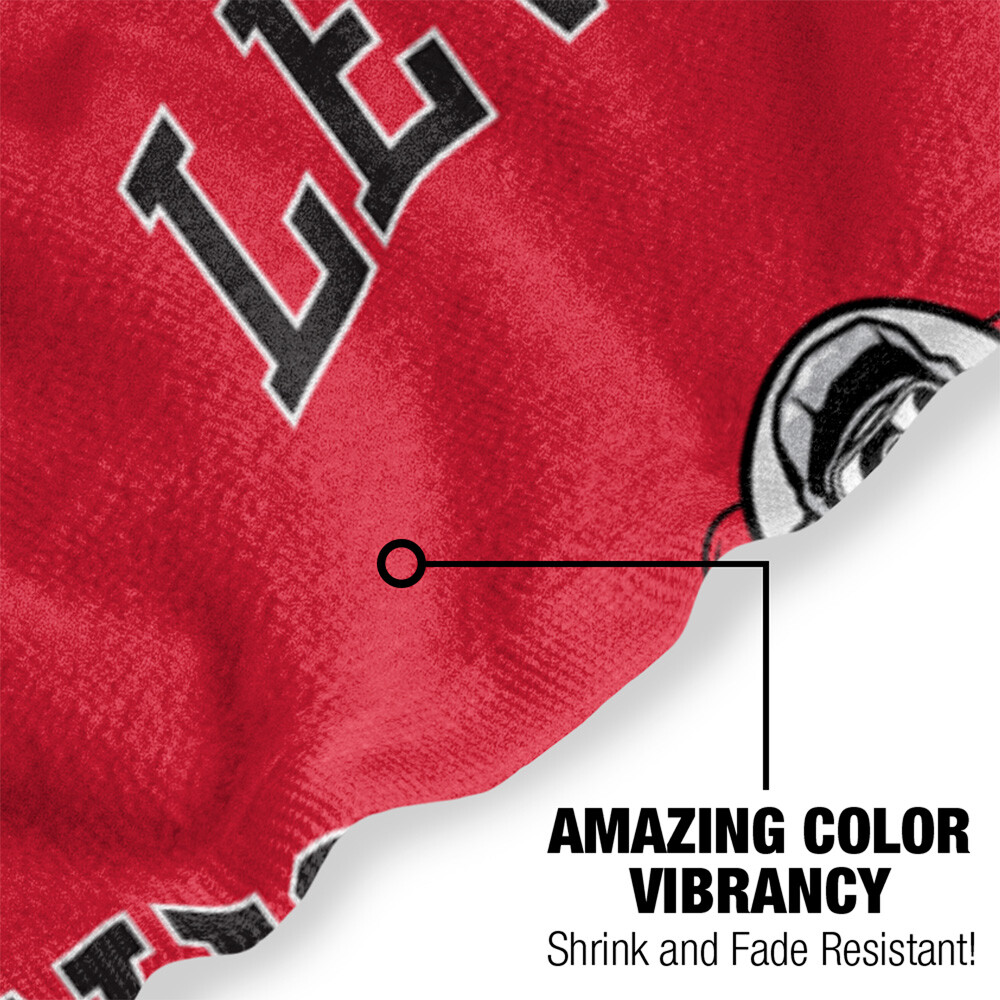 Lewis University Beach Towel/Bath Towel, 30"x60" Logo Pattern