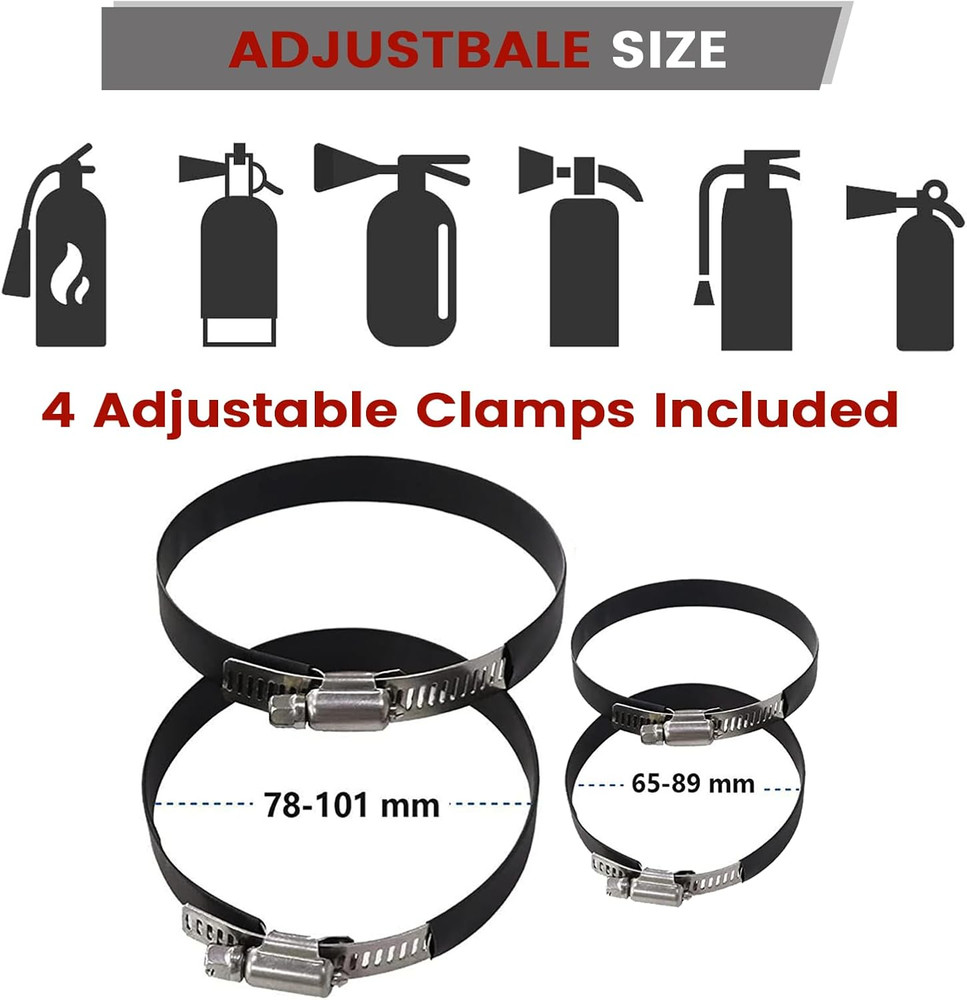 Molle Panel Fire Extinguisher Mount - Tactical Car Quick Release Fire Extinguish