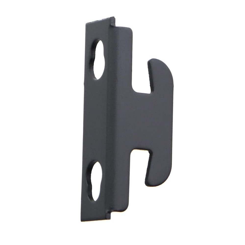 4 PCS 34mm Black Curtain Pole Bracket Hook Middle Support Double Hook