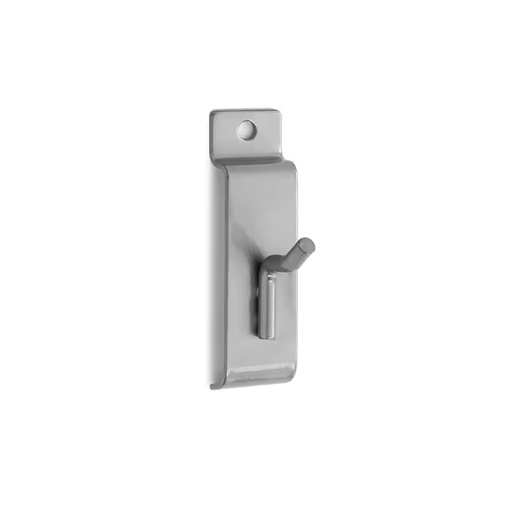 1 In. Slatwall Accessories Single Hooks (6-Pack)