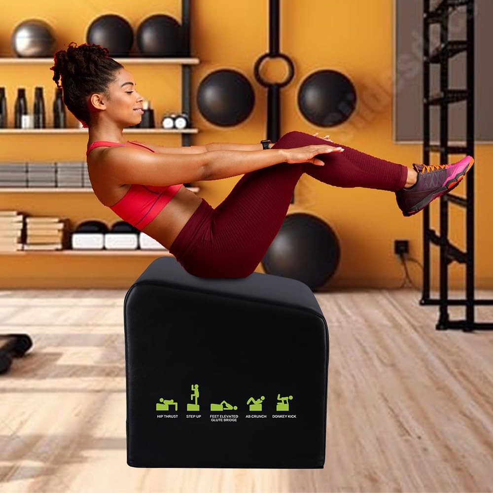 WINDFOOT Hip Thrust Machine & Glute Bridge Exercise Machine, Hip Thrust Bench...