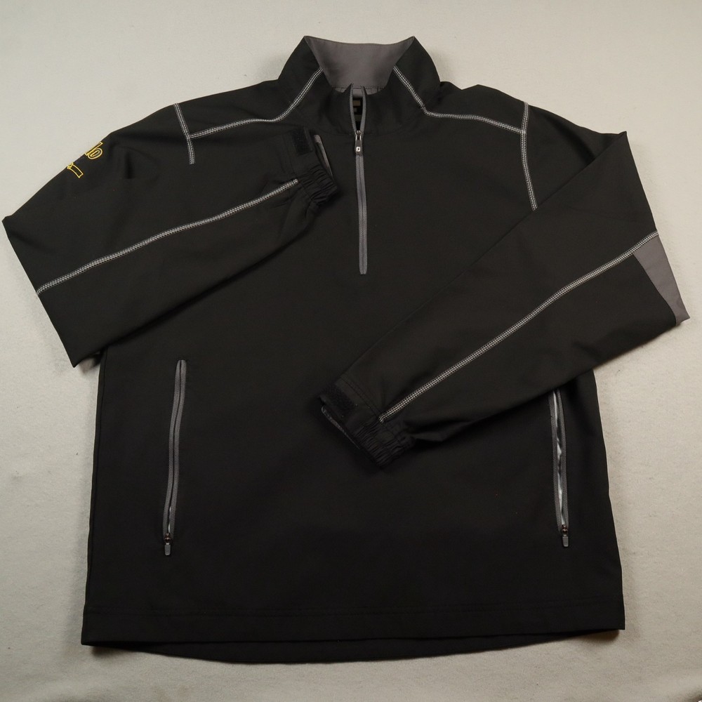 FootJoy Pullover Men's Small Performance Half Zip Wind Black Modelo 32664