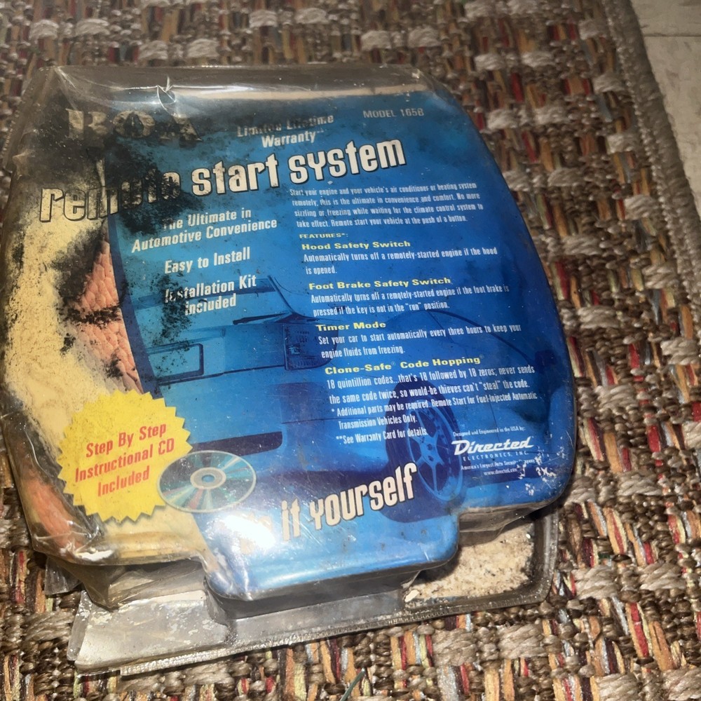 Remote Starter Kit New Package Damage Everything Included