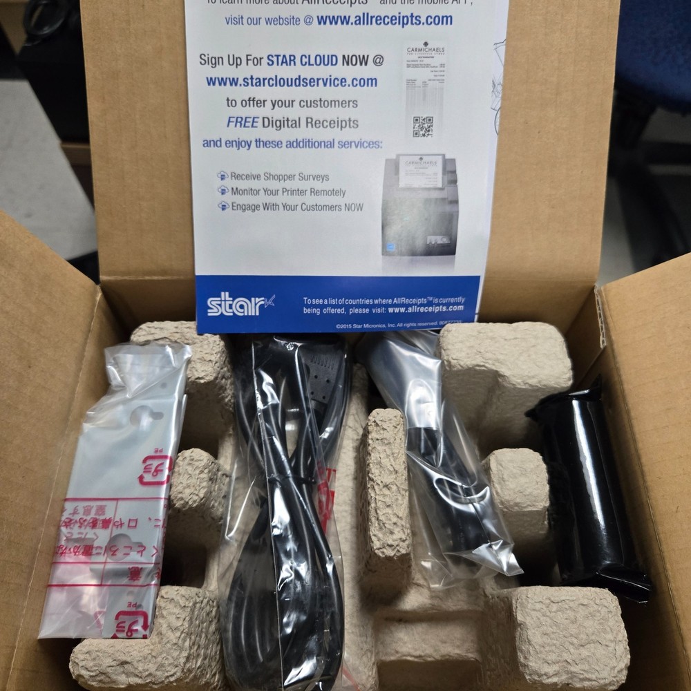 Star Micronics TSP143IIILAN GY US Thermal Printer