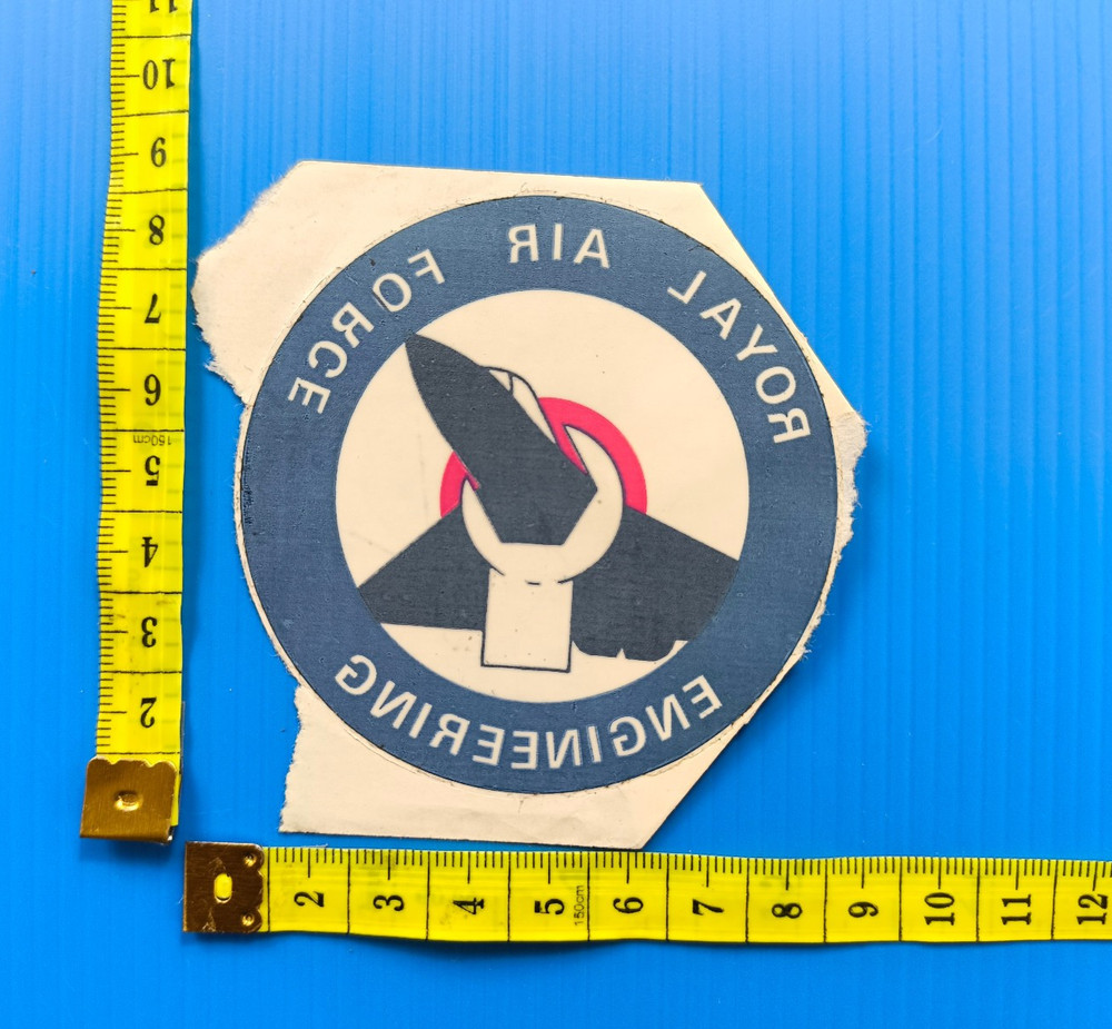 Royal Air Force Engineering Sticker Original