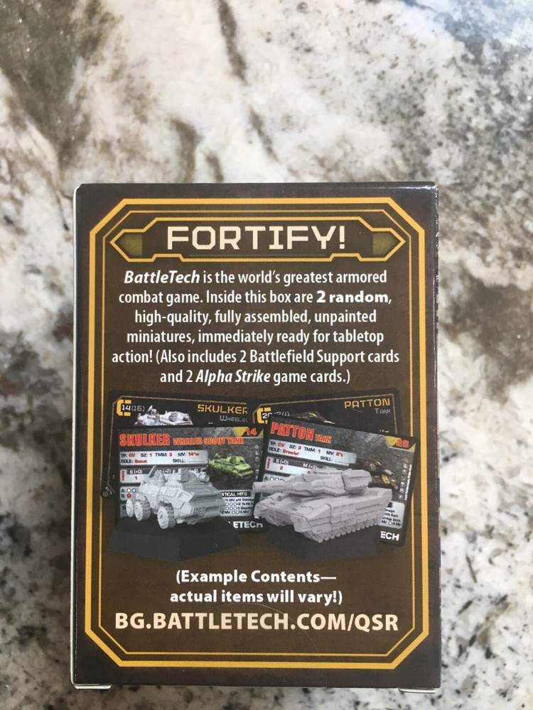 BattleTech Salvage Box Battlefield Support: 2 Random Vehicles