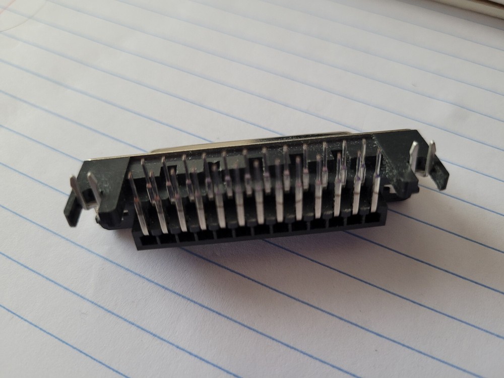 2 pcs - 25-pin Female, PCB mount connector