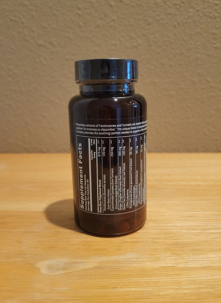 Deep Blue Polyphenol Complex - 60 Veg Capsules - Exp 2025