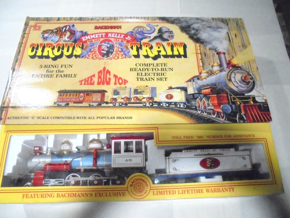 G GAUGE CIRCUS TRAIN SET COMPLETE VERY NICE