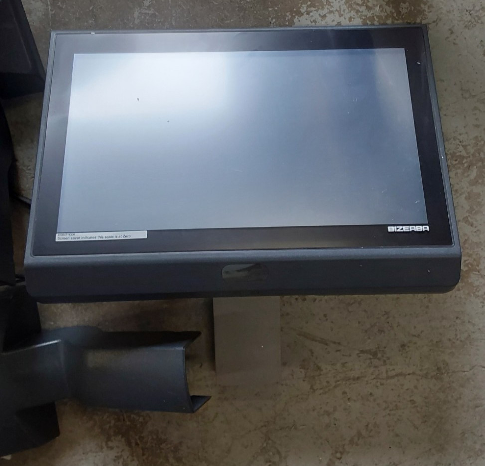 Two Replacement BIZERBA 15" Customer Display Panel Screens for XC 100/400/800