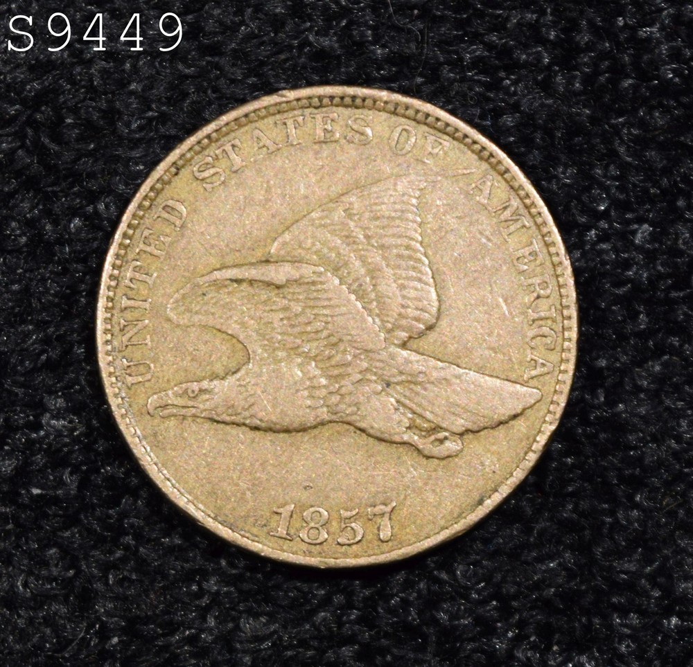 1857 Flying Eagle Cent "XF/AU"