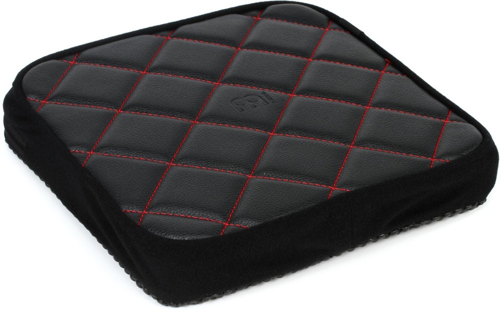 Meinl Percussion Deluxe Cajon Seat - Black Leather (3-pack) Bundle