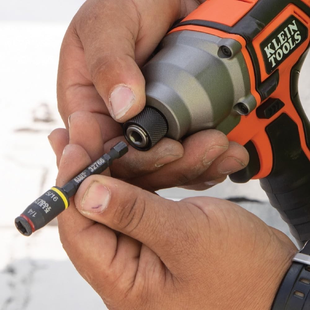 Compact 2-Piece Impact Driver Set: 3-in-1 Flip Socket for Ultimate Flexibility
