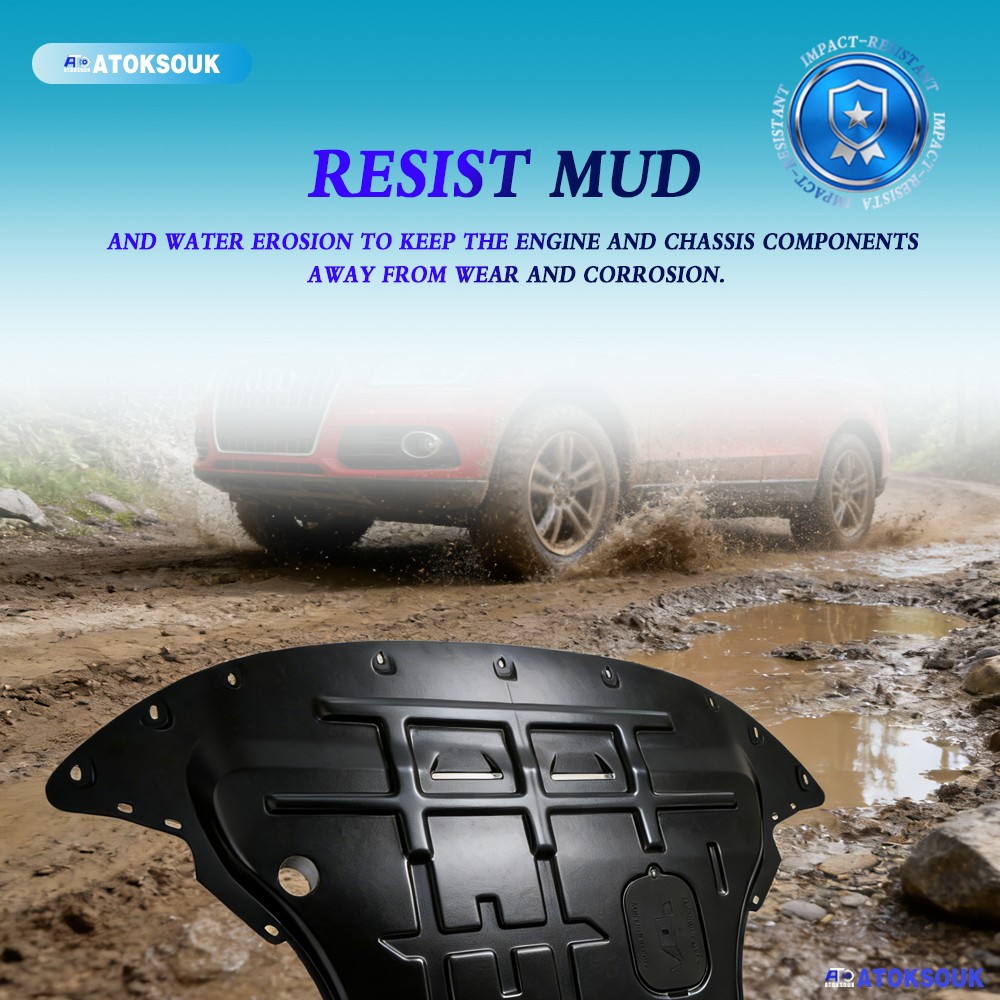 Engine Skid Plate For Audi Q5 2009-2017 Splash Guard Undercarriage shield