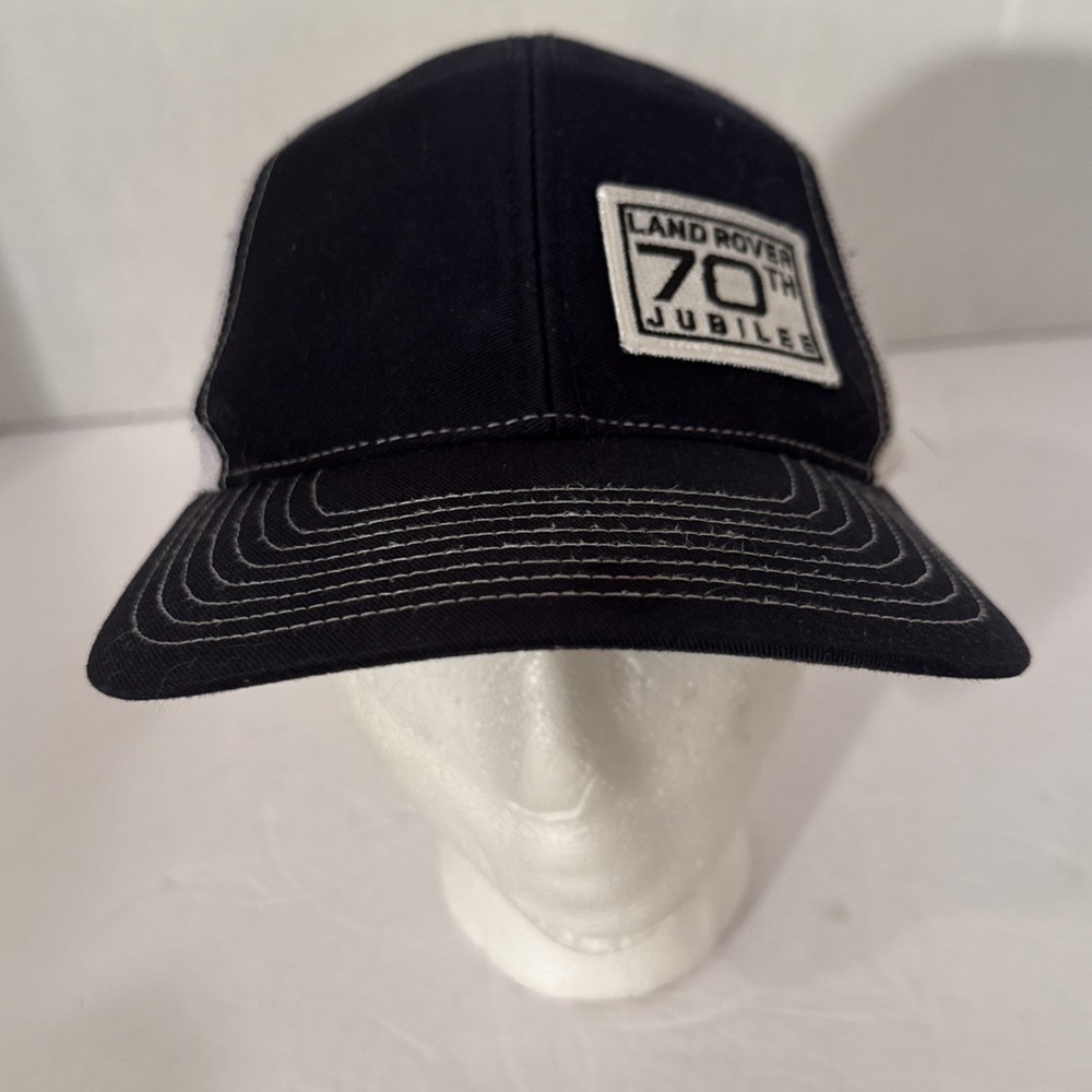 Land Rover 70th Jubilee 2018 StrapBack Mesh Richardson Blue & White Cap