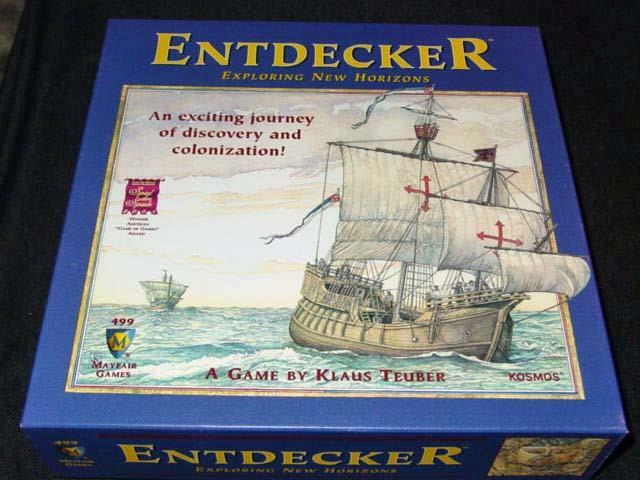 Mayfair Games : ENTDECKER  - Exploring New Horizons - Same Designer as  "Catan"