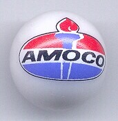 Amoco Gasoline Advertising Glass Marble