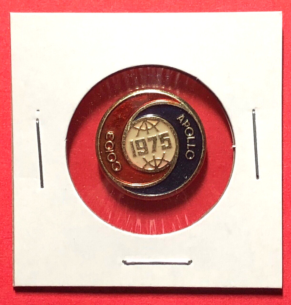 ASTP / APOLLO SOYUZ TEST PROJECT SMALL PIN DATED 1975