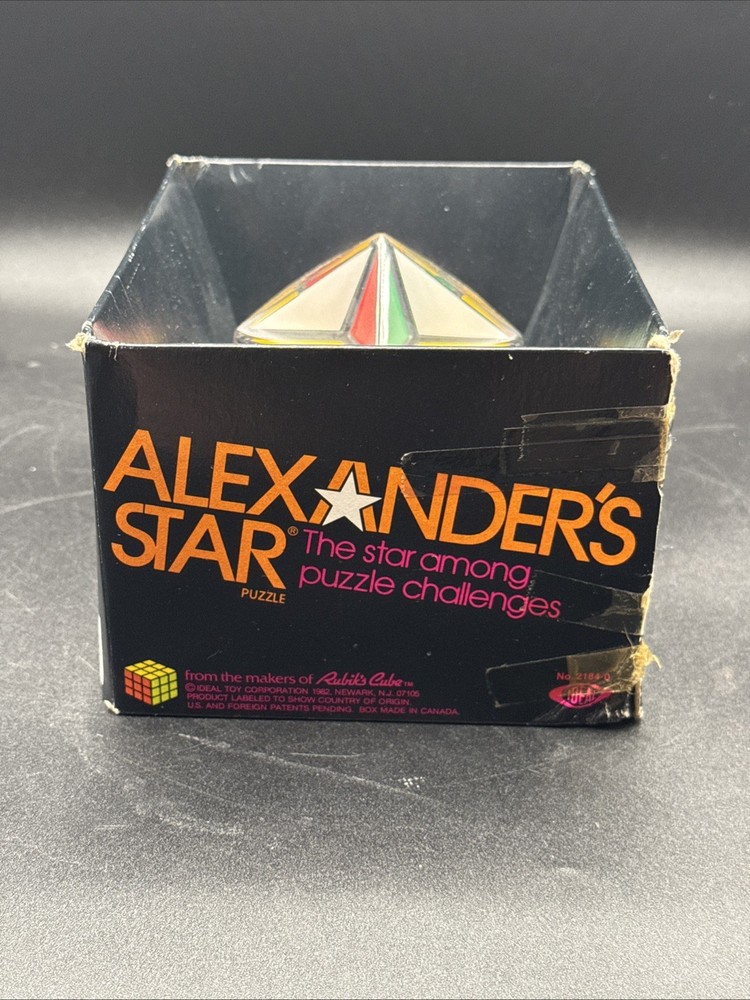 1982 Alexander’s Star Puzzle Ideal Rubik’s Cube