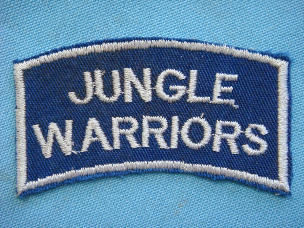 US JUNGLE WARRIORS VIETNAM WAR TAB PATCH