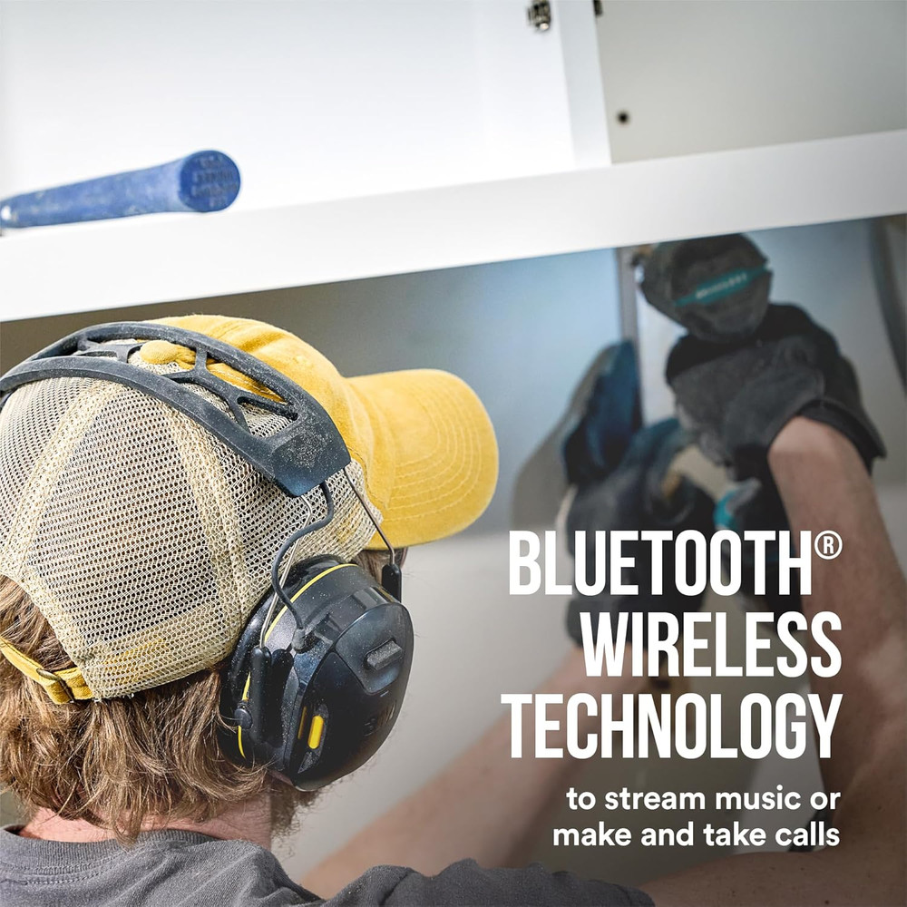Worktunes Connect Wireless Hearing Protector with Bluetooth Technology, Bluetoot