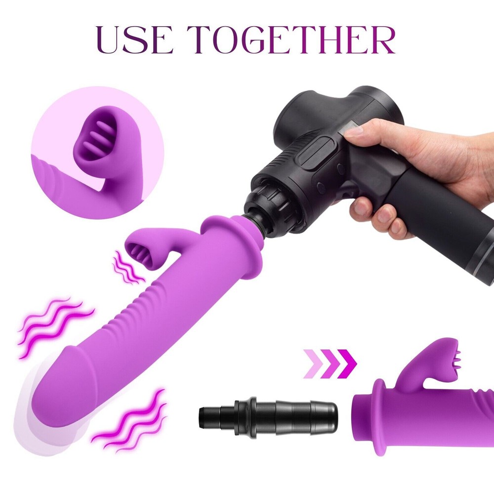 Portable  Deep Tissue Massager Attachments Easy