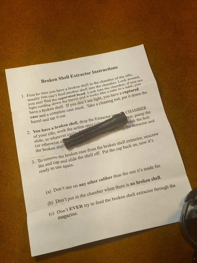 M1 Carbine Broken Shell Extractor