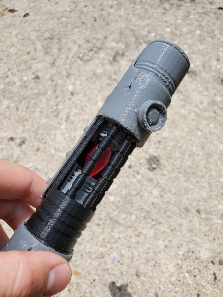 Starkiller, Galen Merek replica lightsaber - 3D Printed - The Force Unleashed